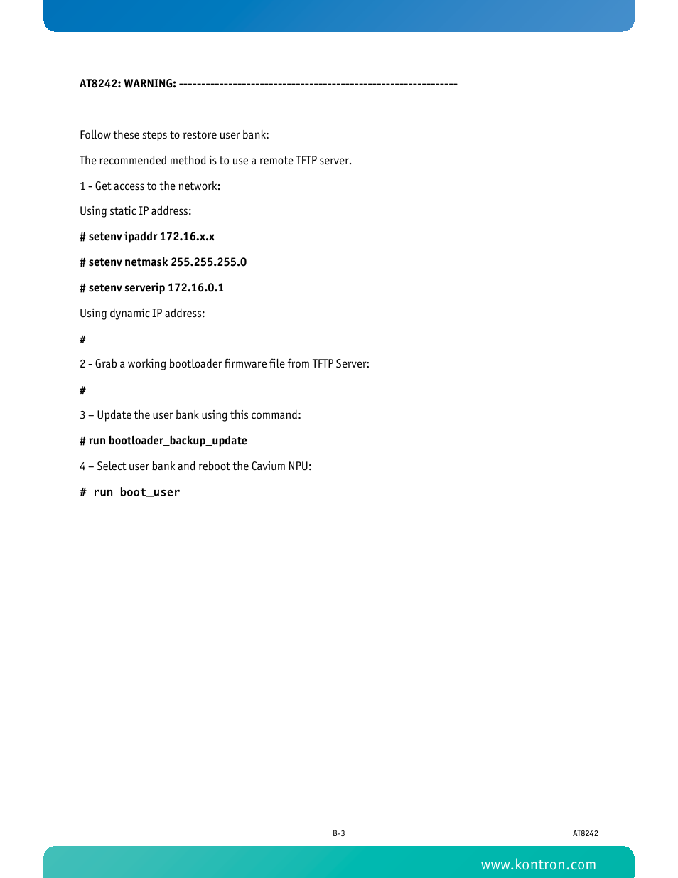 Kontron AT8242 User Manual | Page 104 / 109