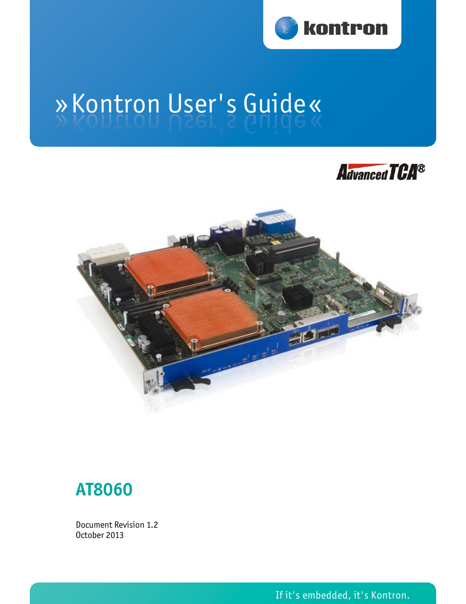 Kontron AT8060 User Manual | 160 pages