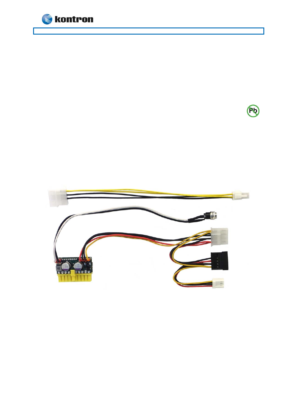 Kontron 820152 DC-DC User Manual | 4 pages