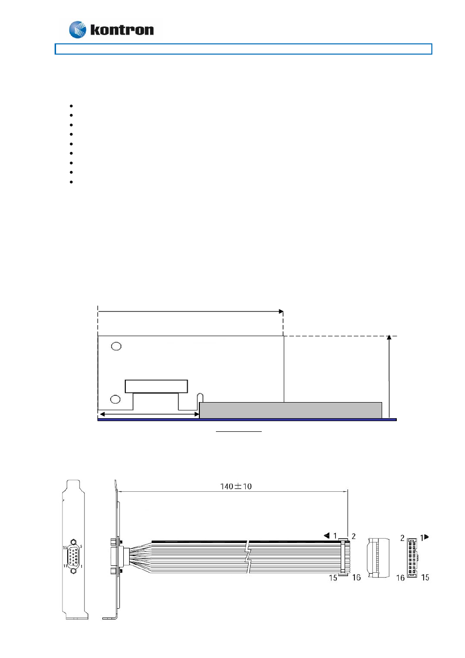 Add2-crt, Introduction, Mechanical drawing | Kontron KTD-00735 ADD2-CRT User Manual | Page 5 / 7