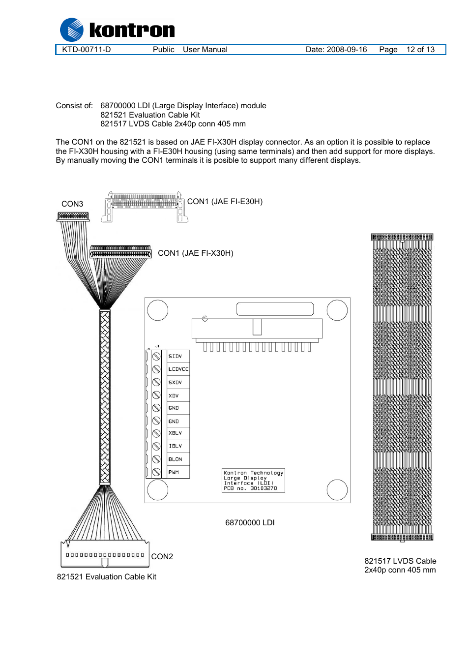 Add2-lvds | Kontron ADD2-LVDS-DUAL-Internal User Manual | Page 12 / 13