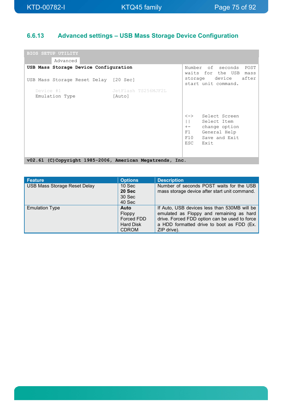 Kontron KTQ45-FLEX User Manual | Page 75 / 92