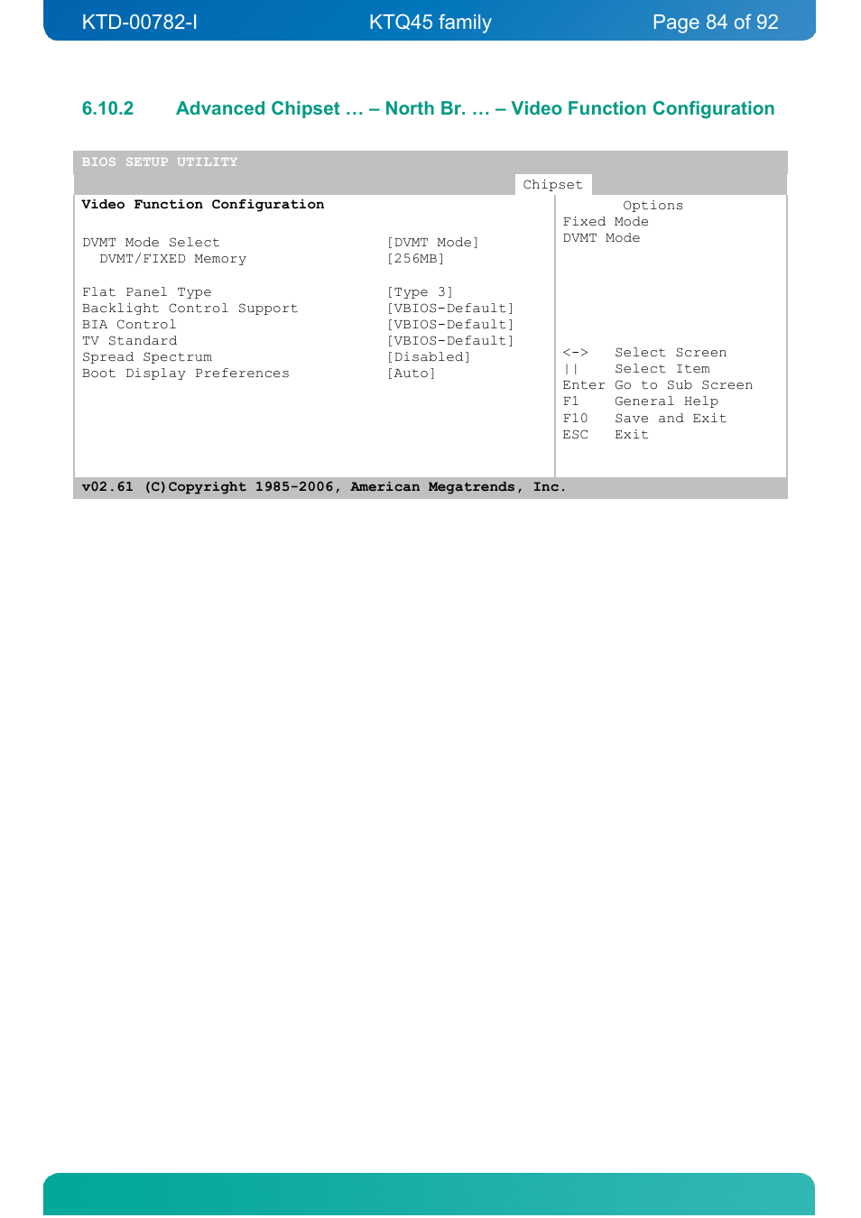 Kontron KTQ45-FLEX User Manual | Page 84 / 92