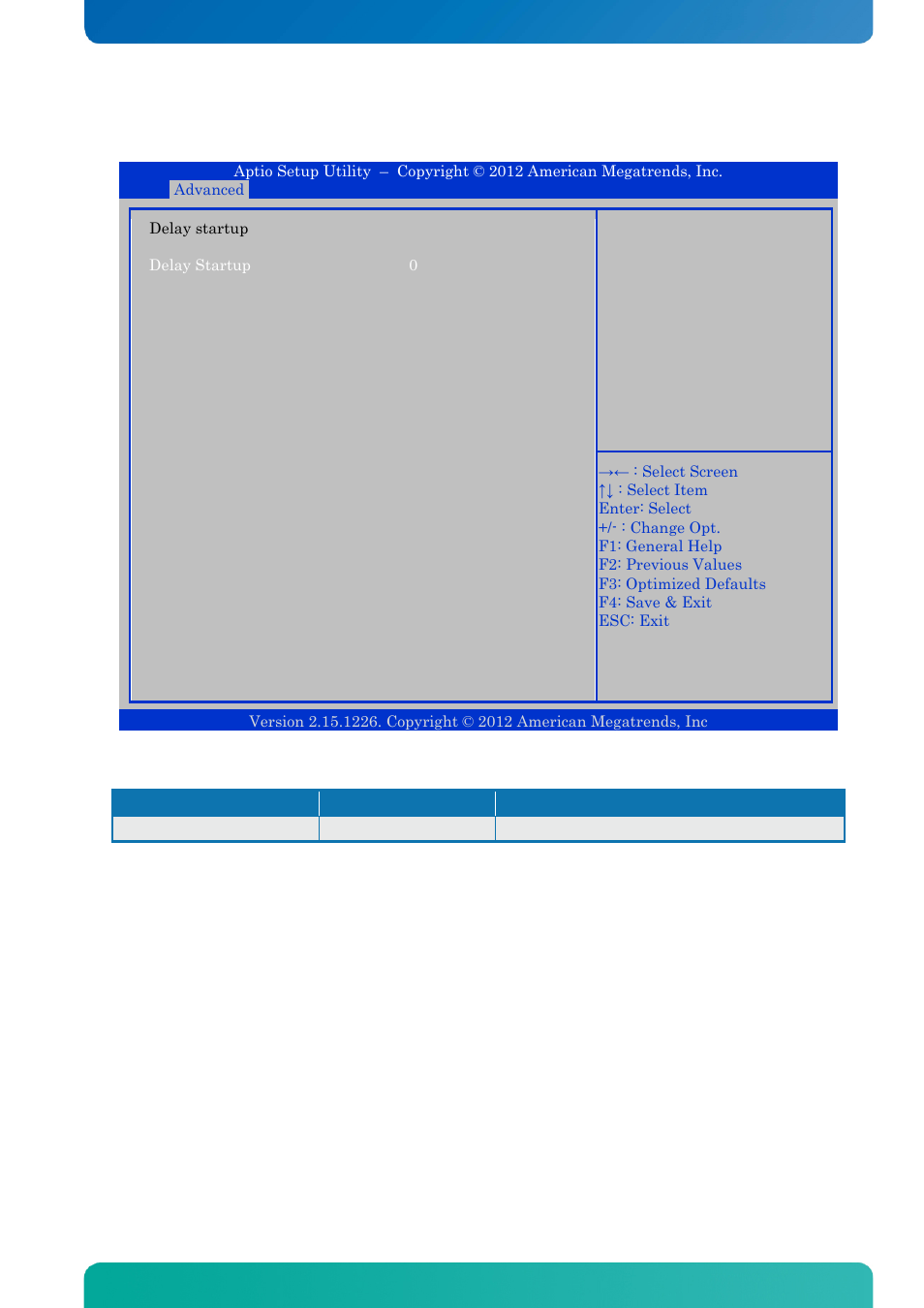 16 advanced - delay startup, Advanced - delay startup, Bios - advanced | Kontron KTQM67-mITX User Manual | Page 111 / 148