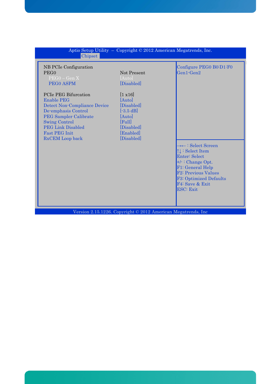 3 nb pcie configuration, Bios - chipset | Kontron KTQM67-mITX User Manual | Page 132 / 148