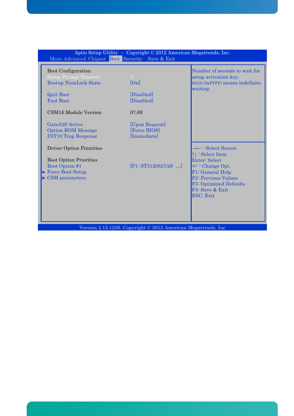 4 boot, Boot, Bios - boot | Kontron KTQM67-mITX User Manual | Page 138 / 148
