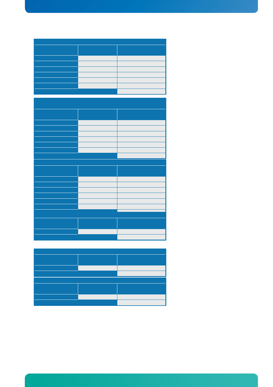 System specification | Kontron KTQM67-mITX User Manual | Page 28 / 148