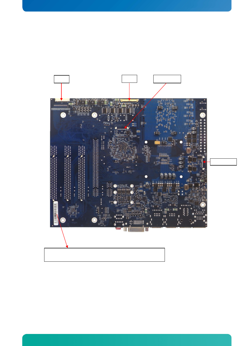 5 ktqm67/flex - backside, Ktqm67/flex - backside, Connector location | Kontron KTQM67-mITX User Manual | Page 33 / 148