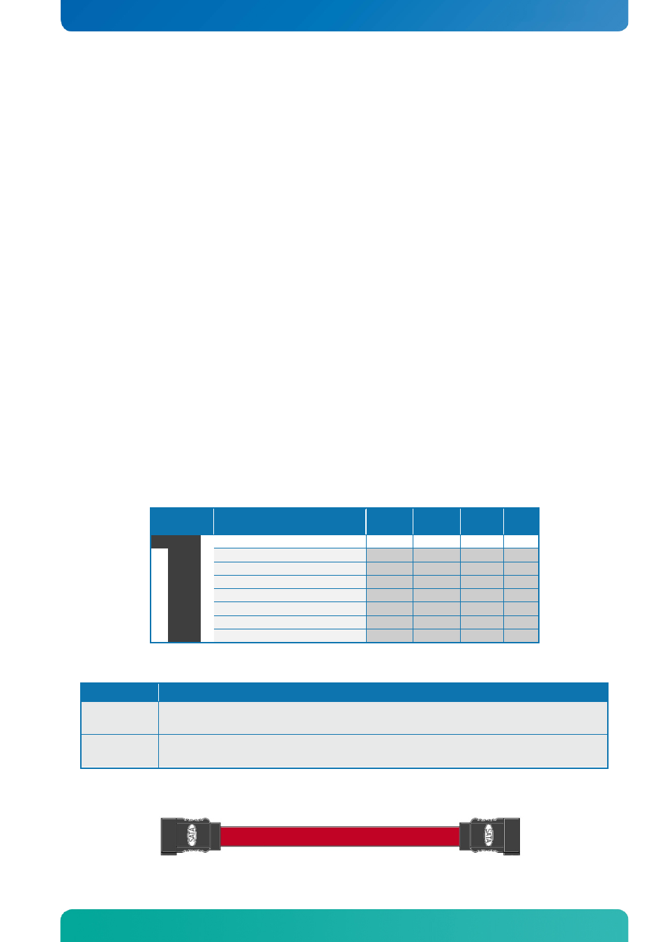 5 sata (serial ata) disk interface (j21 – j26), Sata (serial ata) disk interface (j21 – j26), Internal connectors | Kontron KTQM67-mITX User Manual | Page 48 / 148