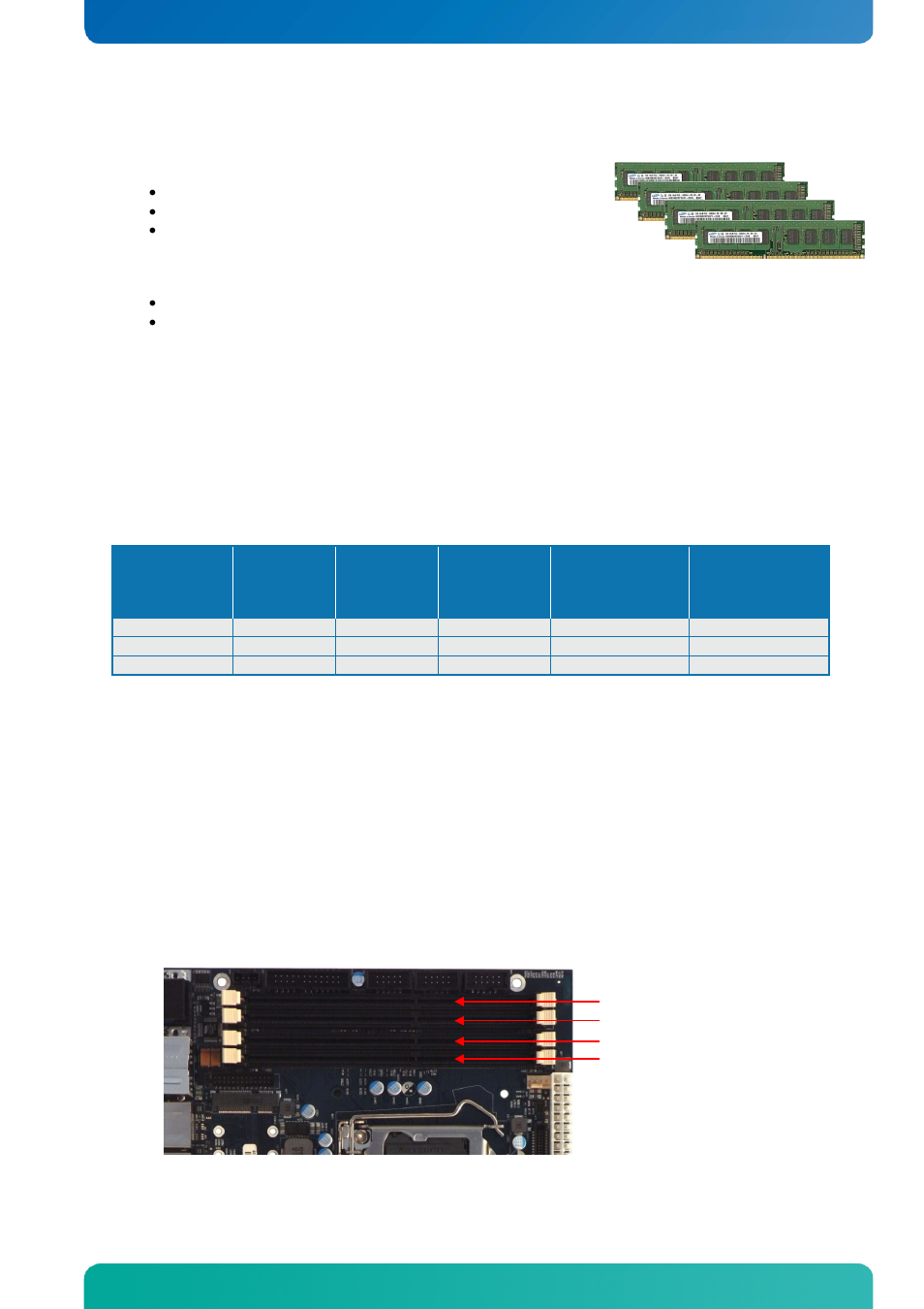 4 system memory support, System memory support, System specification | Kontron KTQ67-FLEX MED User Manual | Page 19 / 129