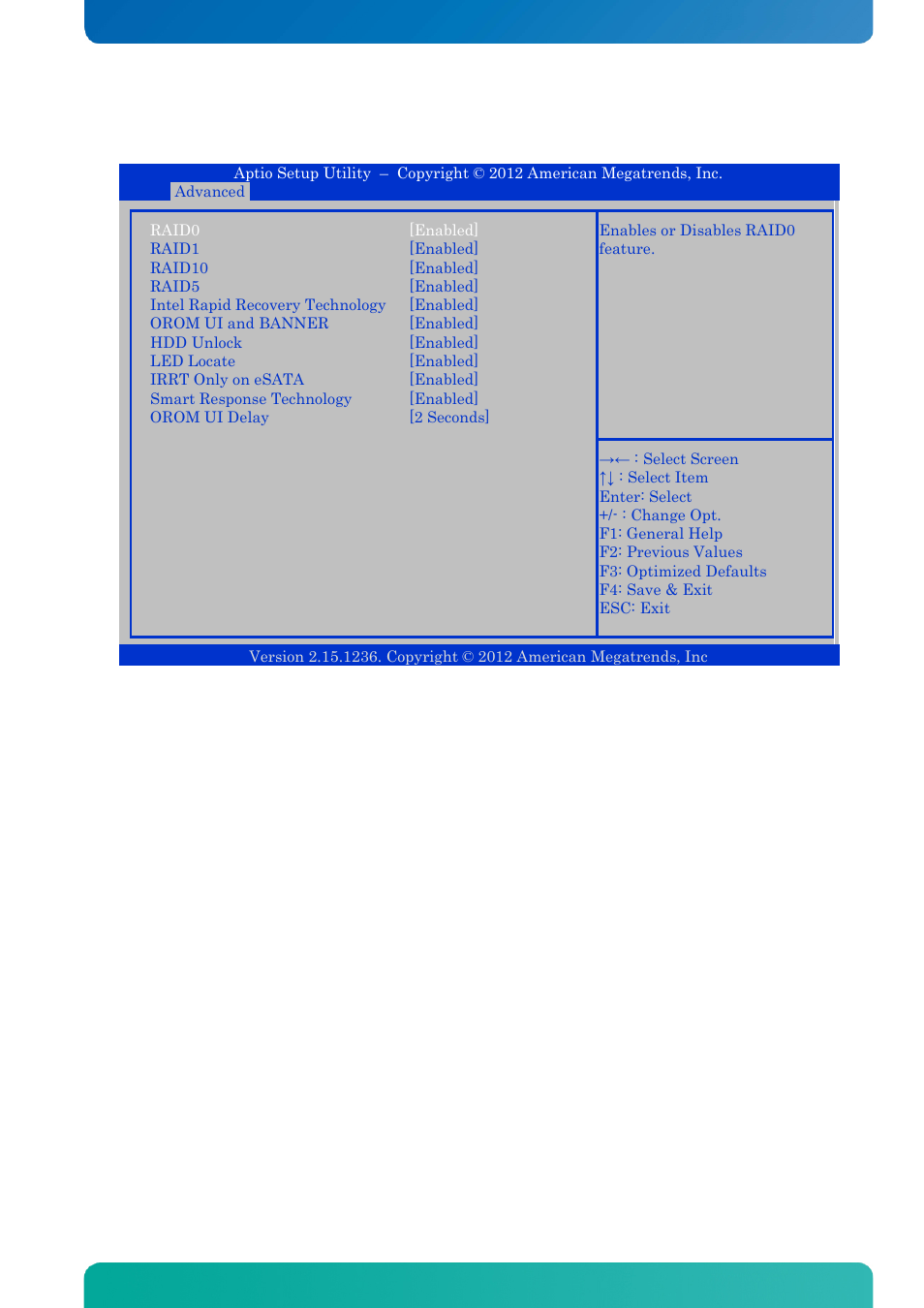 Software feature mask configuration, Bios - advanced | Kontron KTQ67-FLEX MED User Manual | Page 73 / 129