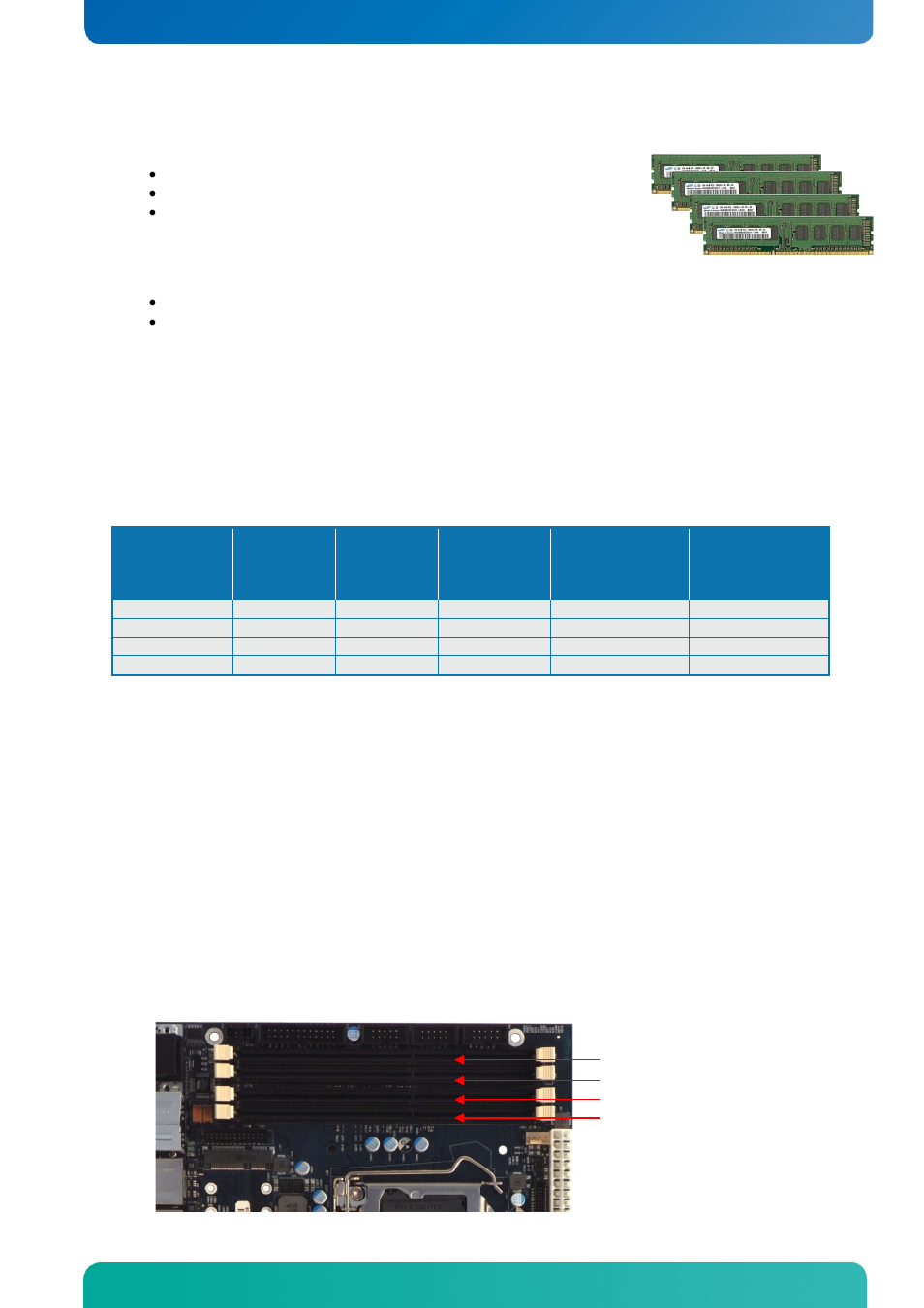 4 system memory support, System memory support, System specification | Kontron KTQ77-FLEX User Manual | Page 20 / 141