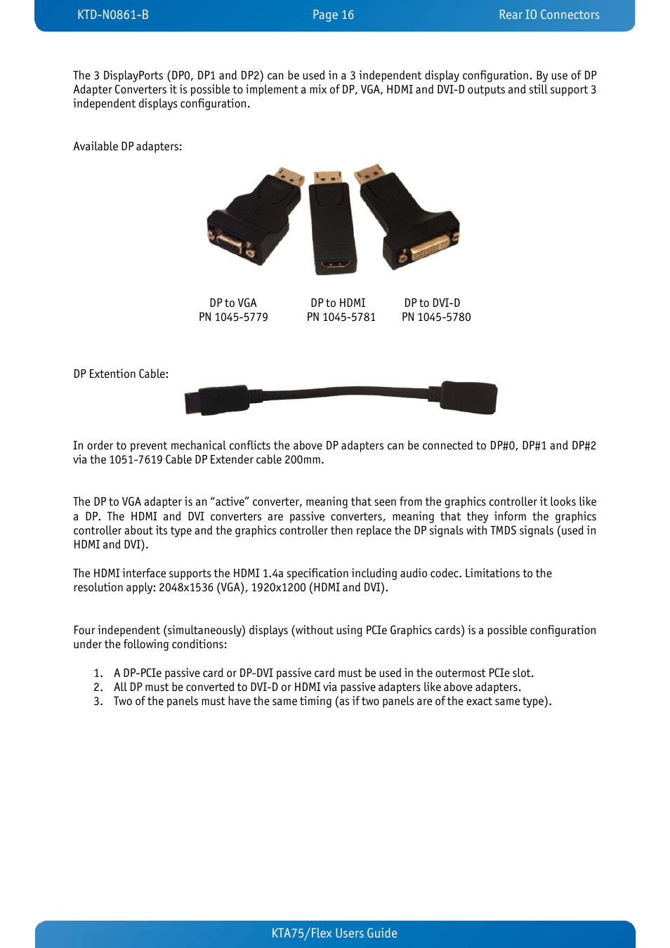 Kontron KTA75-FLEX User Manual | Page 24 / 90