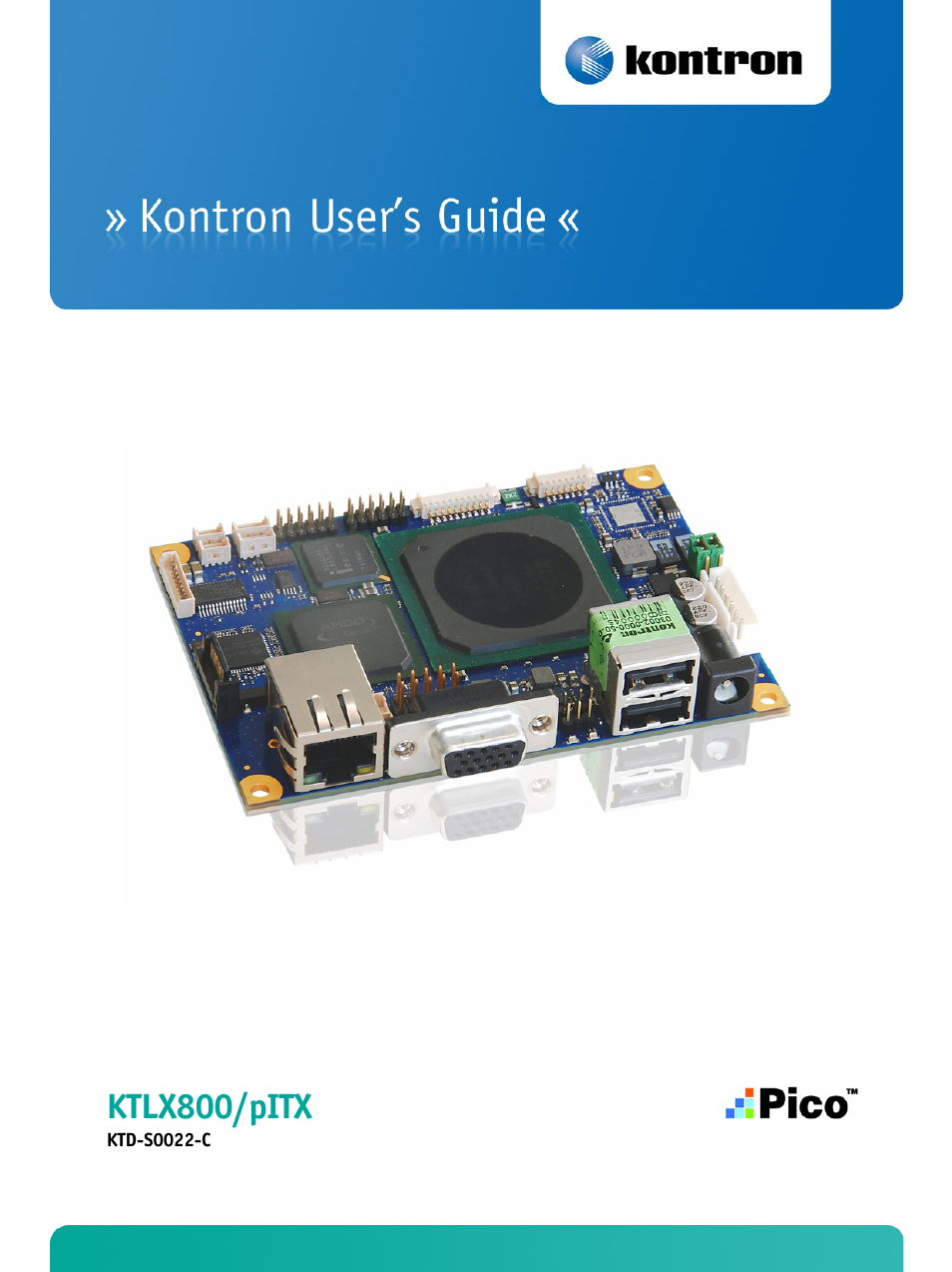 Kontron KTLX800-pITX User Manual | 66 pages