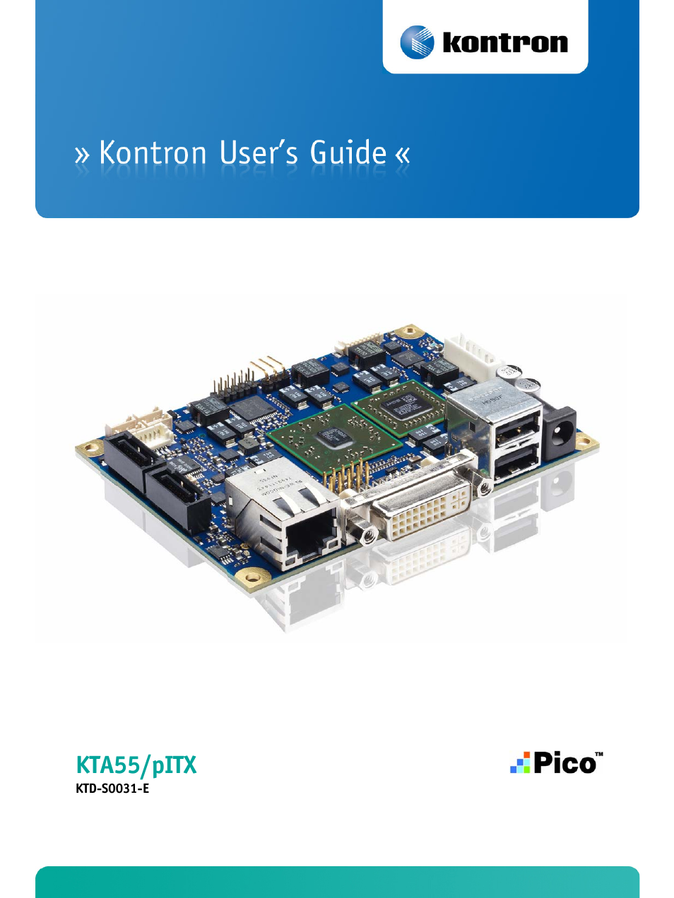 Kontron KTA55-pITX User Manual | 67 pages