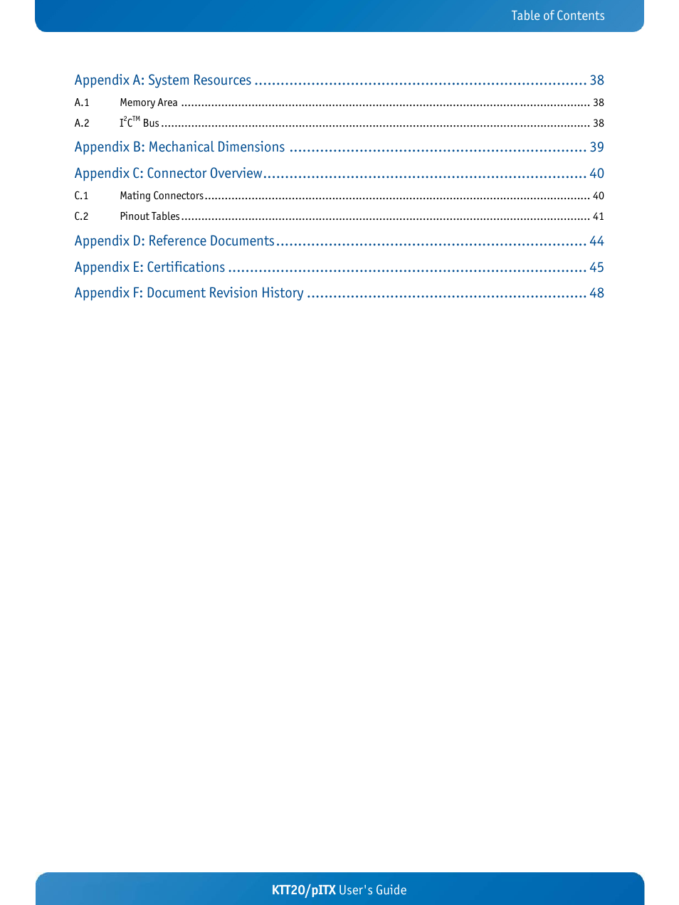 Kontron KTT20-pITX User Manual | Page 4 / 52
