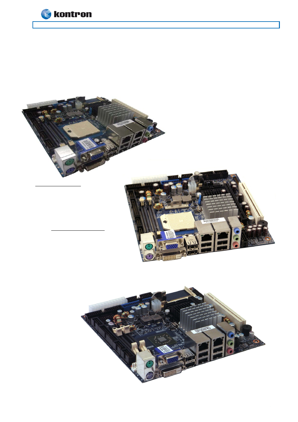 Kontron KT690-mITX (BGA) - dual core User Manual | 93 pages