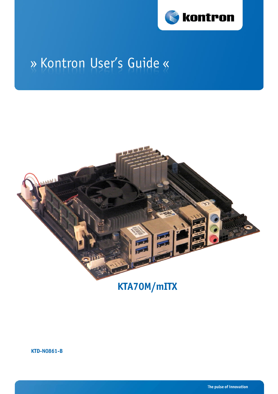 Kontron KTA70M-mITX User Manual | 88 pages