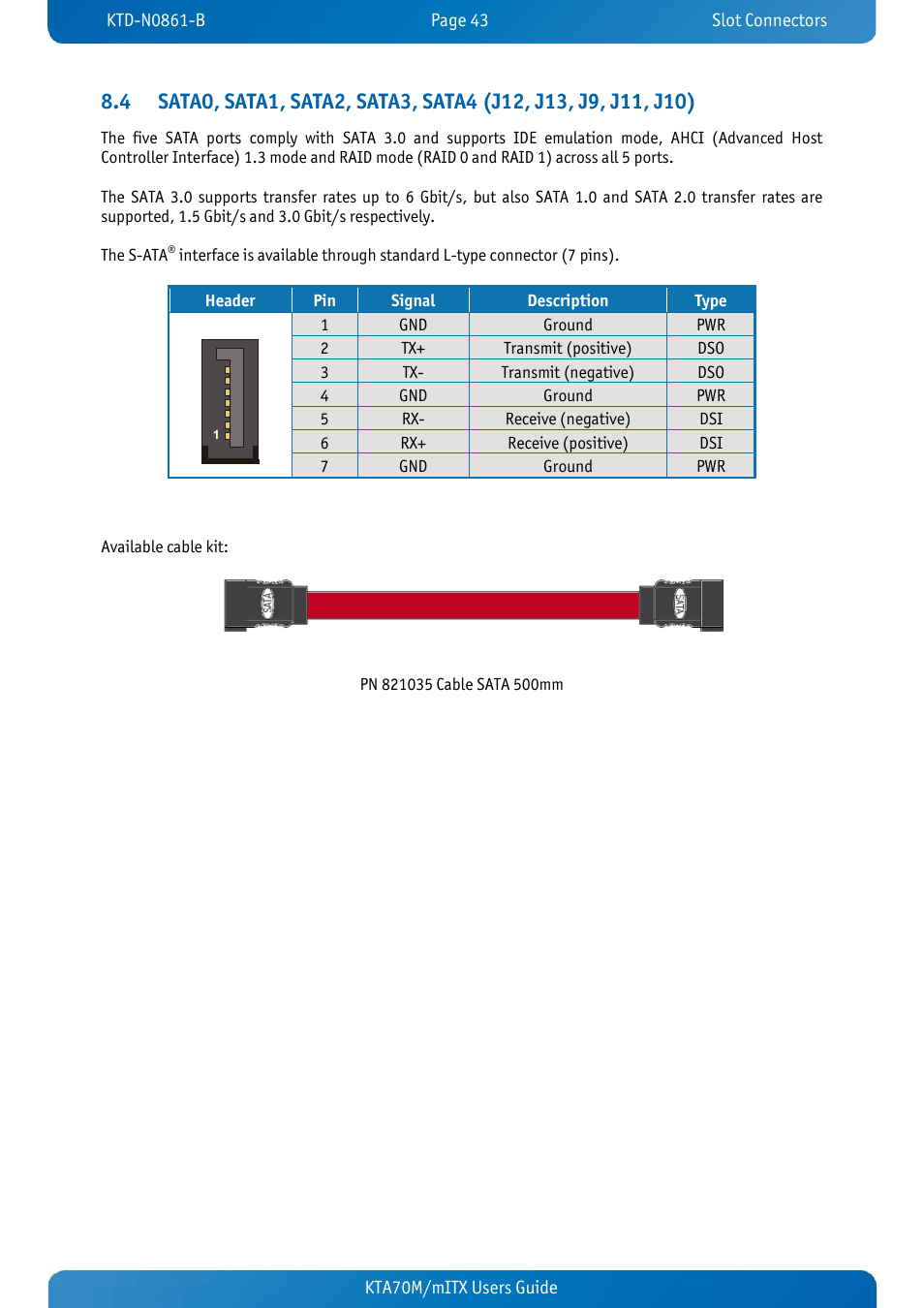 Kontron KTA70M-mITX User Manual | Page 50 / 88