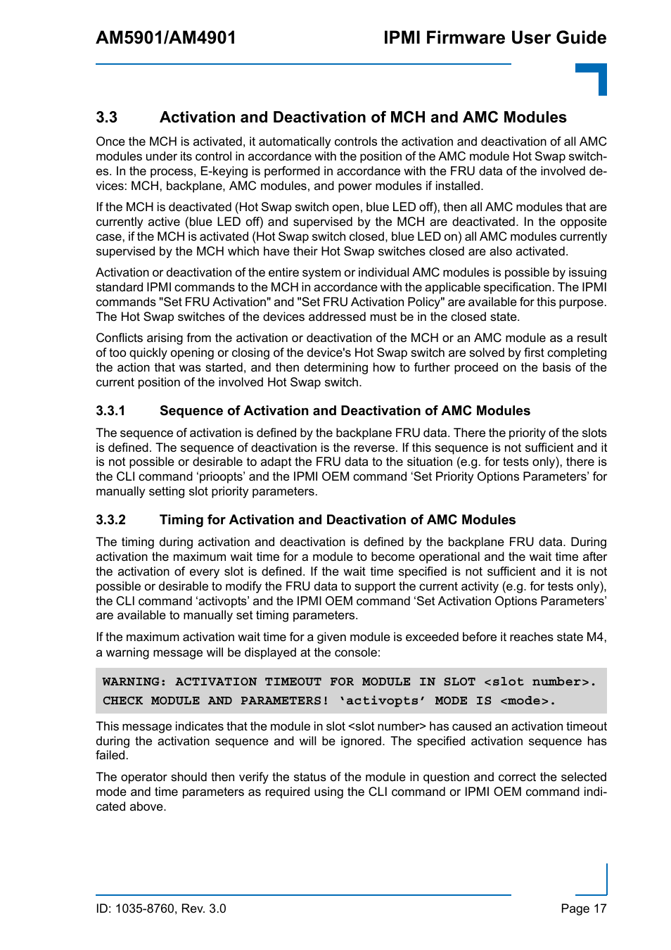 Kontron AM4901 IPMI User Manual | Page 17 / 92