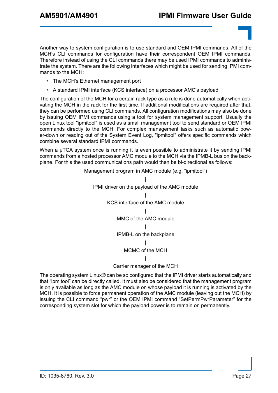Kontron AM4901 IPMI User Manual | Page 27 / 92