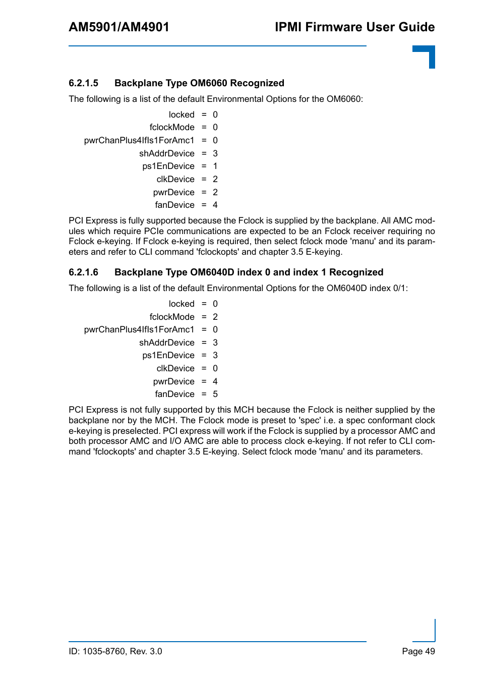 Kontron AM4901 IPMI User Manual | Page 49 / 92