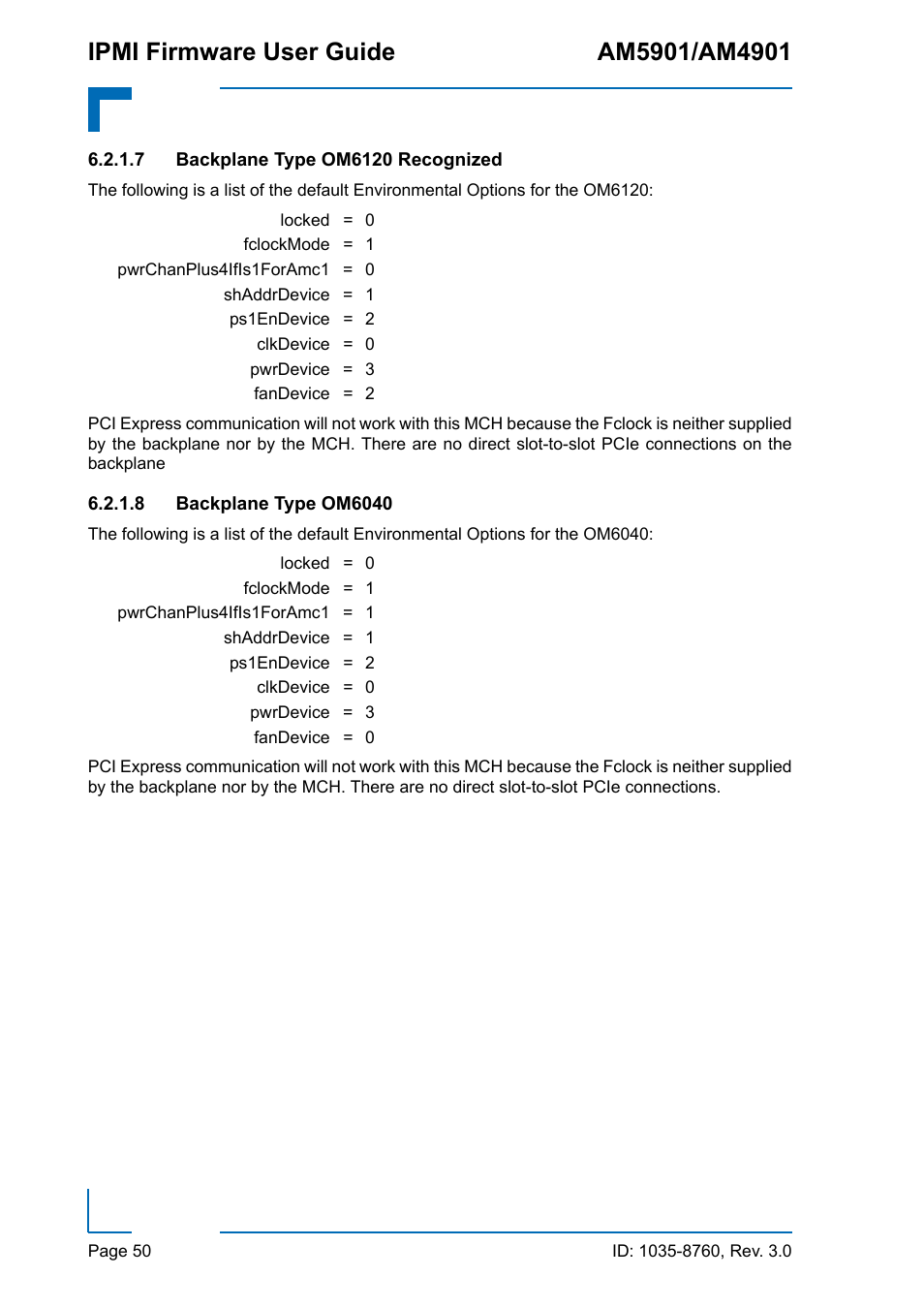 Kontron AM4901 IPMI User Manual | Page 50 / 92