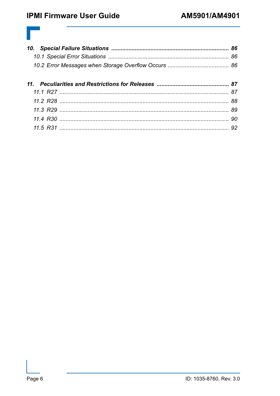 Kontron AM4901 IPMI User Manual | Page 6 / 92