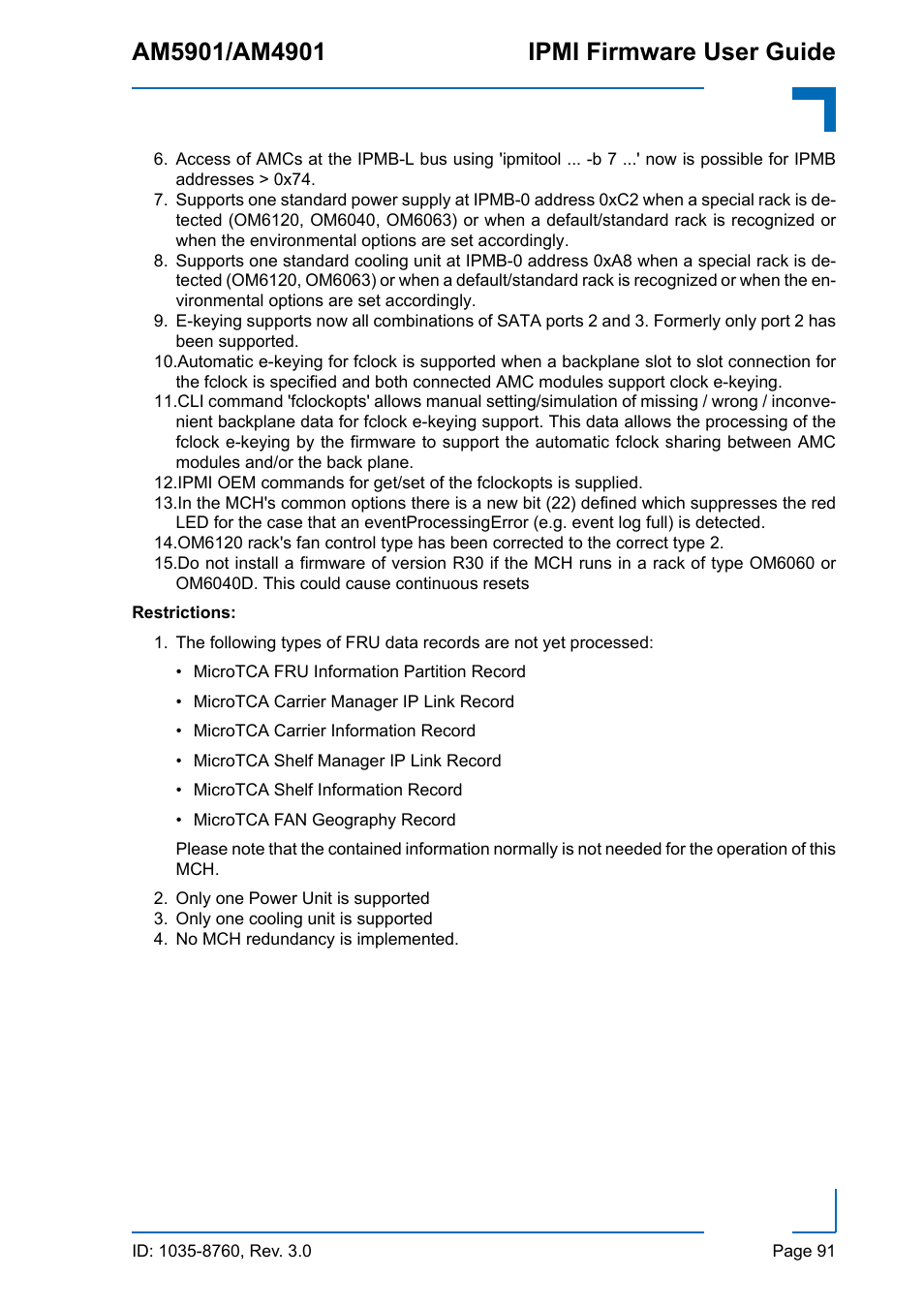 Kontron AM4901 IPMI User Manual | Page 91 / 92