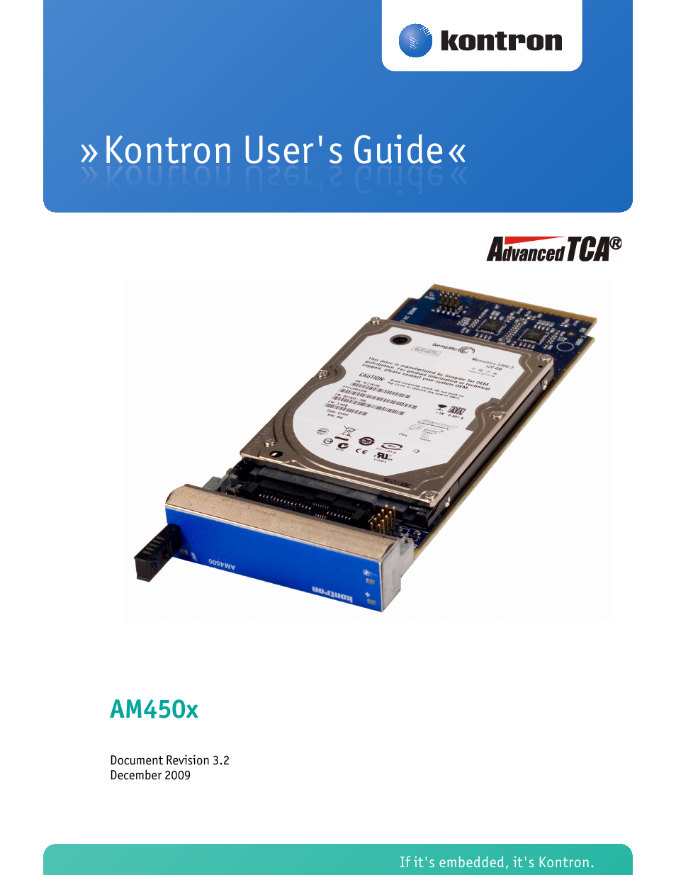 Kontron AM4500 User Manual | 31 pages