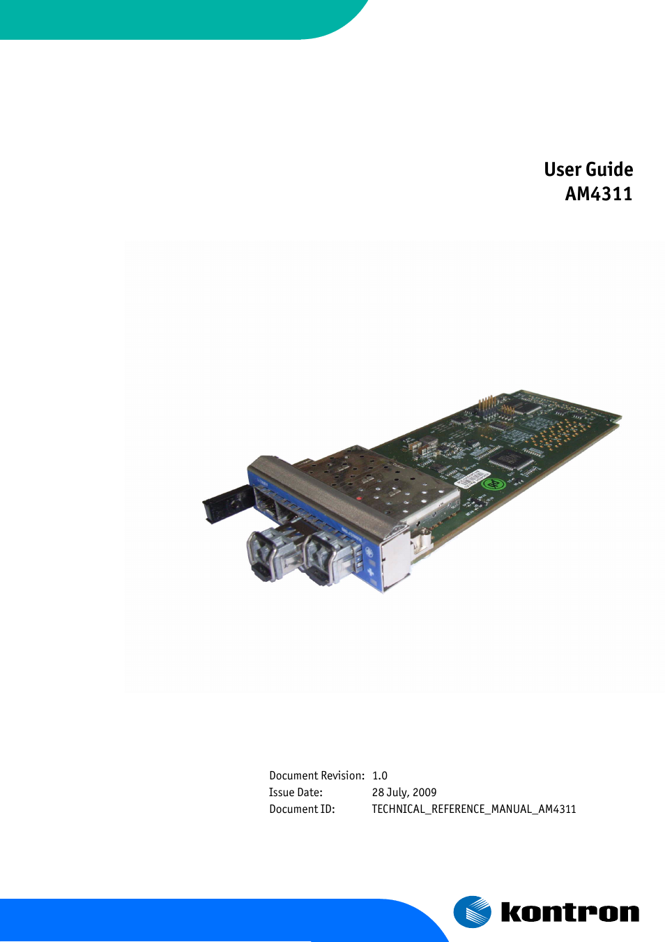 Kontron AM4311 User Manual | 48 pages