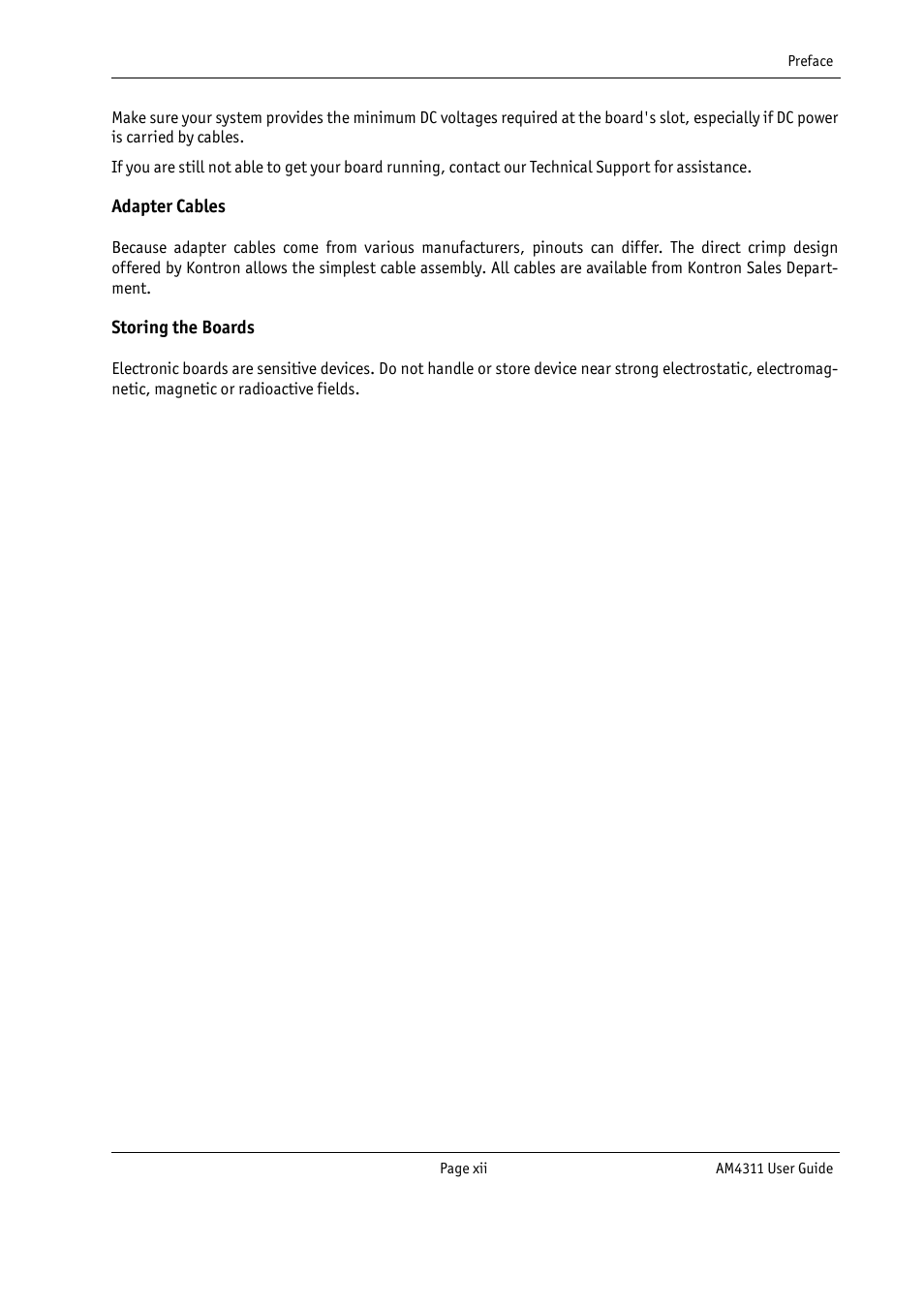 Kontron AM4311 User Manual | Page 12 / 48
