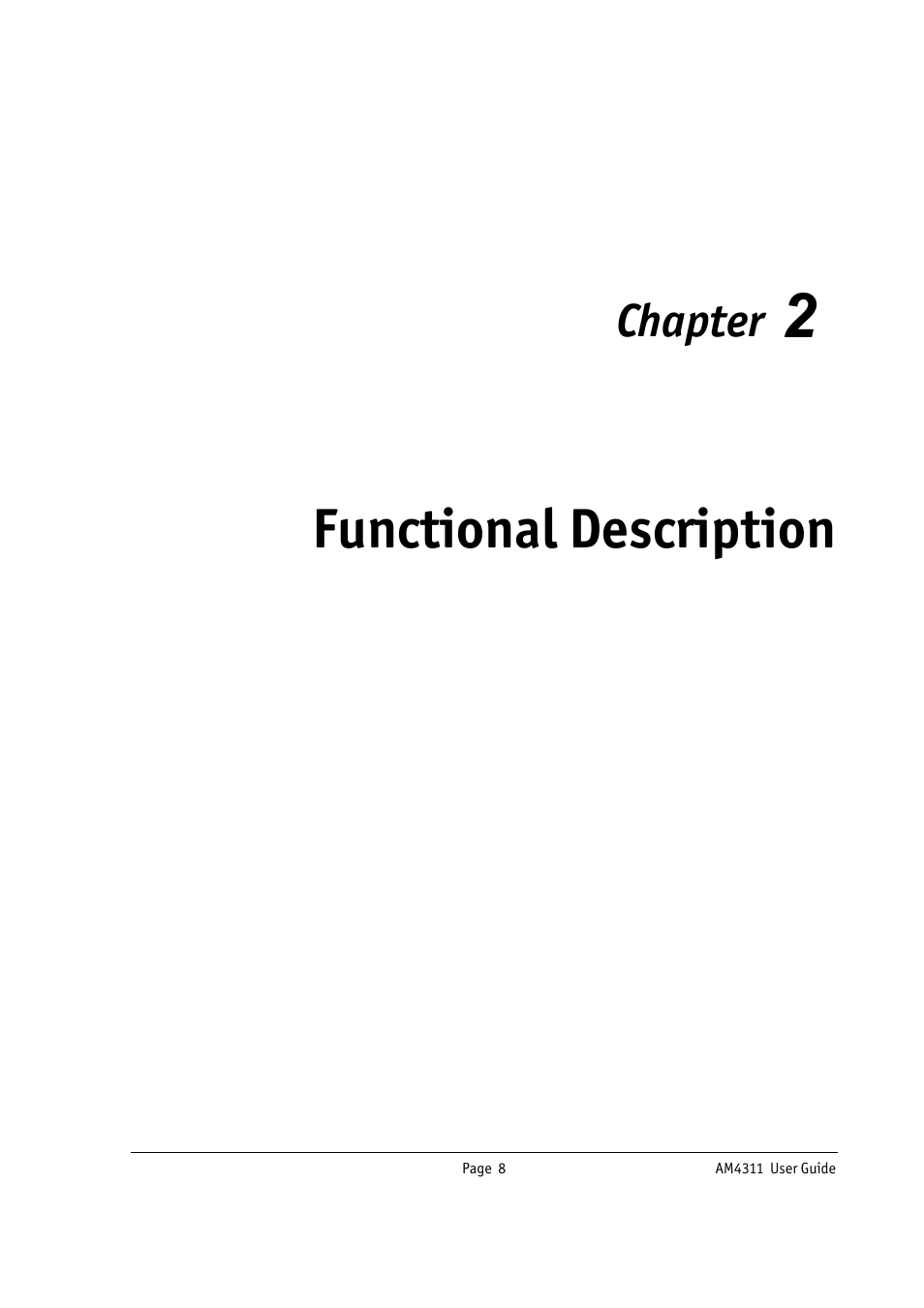 Functional description, Chapter | Kontron AM4311 User Manual | Page 23 / 48
