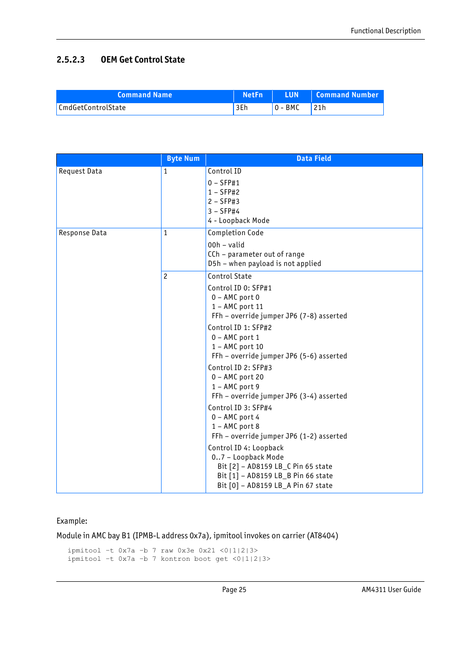 3 oem get control state | Kontron AM4311 User Manual | Page 40 / 48