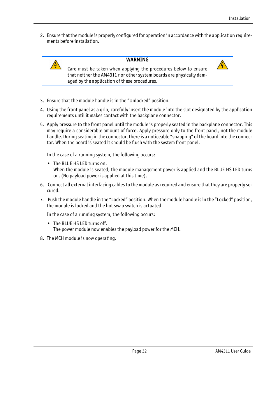 Kontron AM4311 User Manual | Page 47 / 48