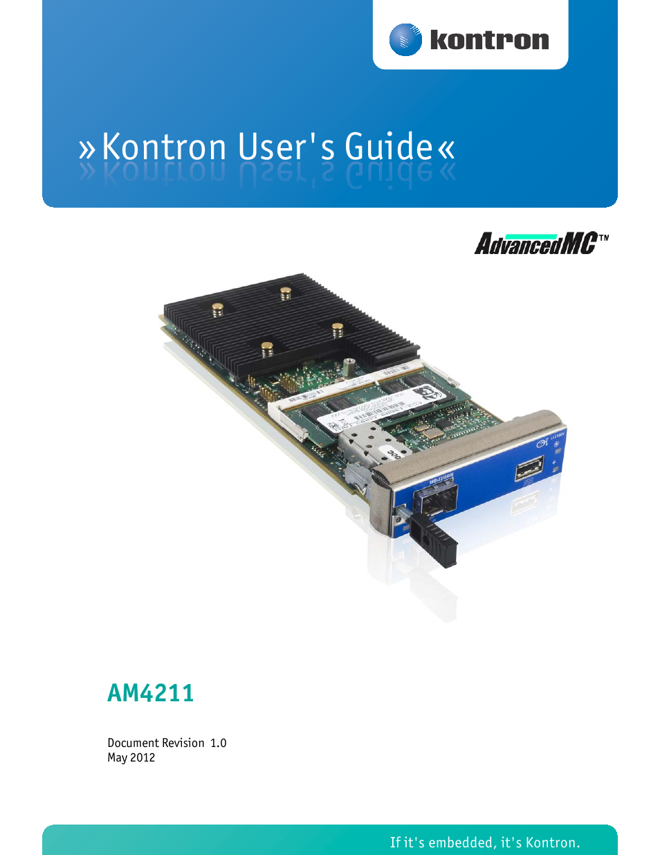 Kontron AM4211 User Manual | 82 pages