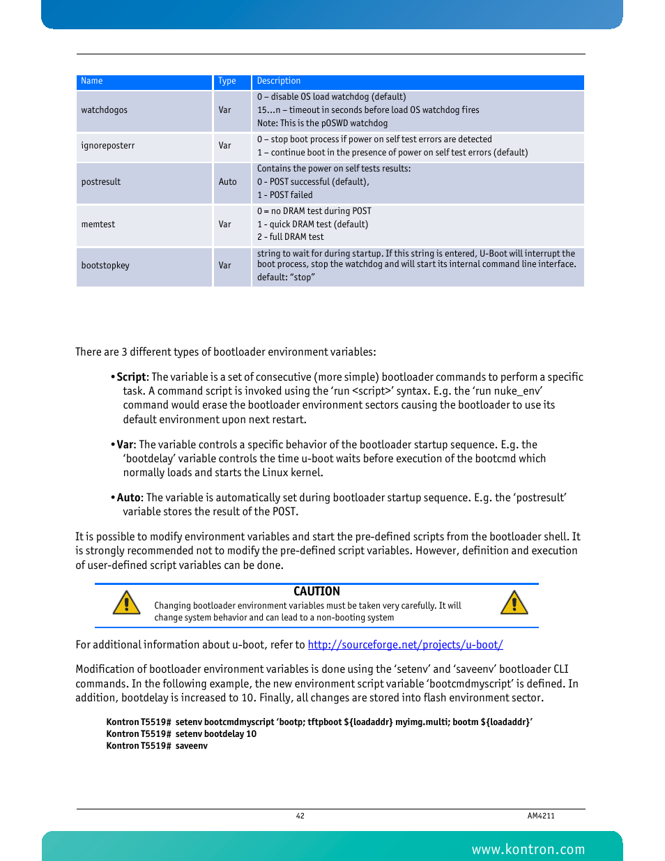 Kontron AM4211 User Manual | Page 57 / 82