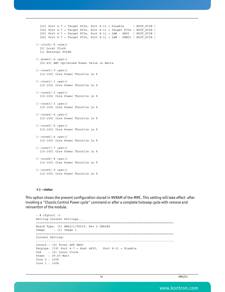 Kontron AM4211 User Manual | Page 66 / 82