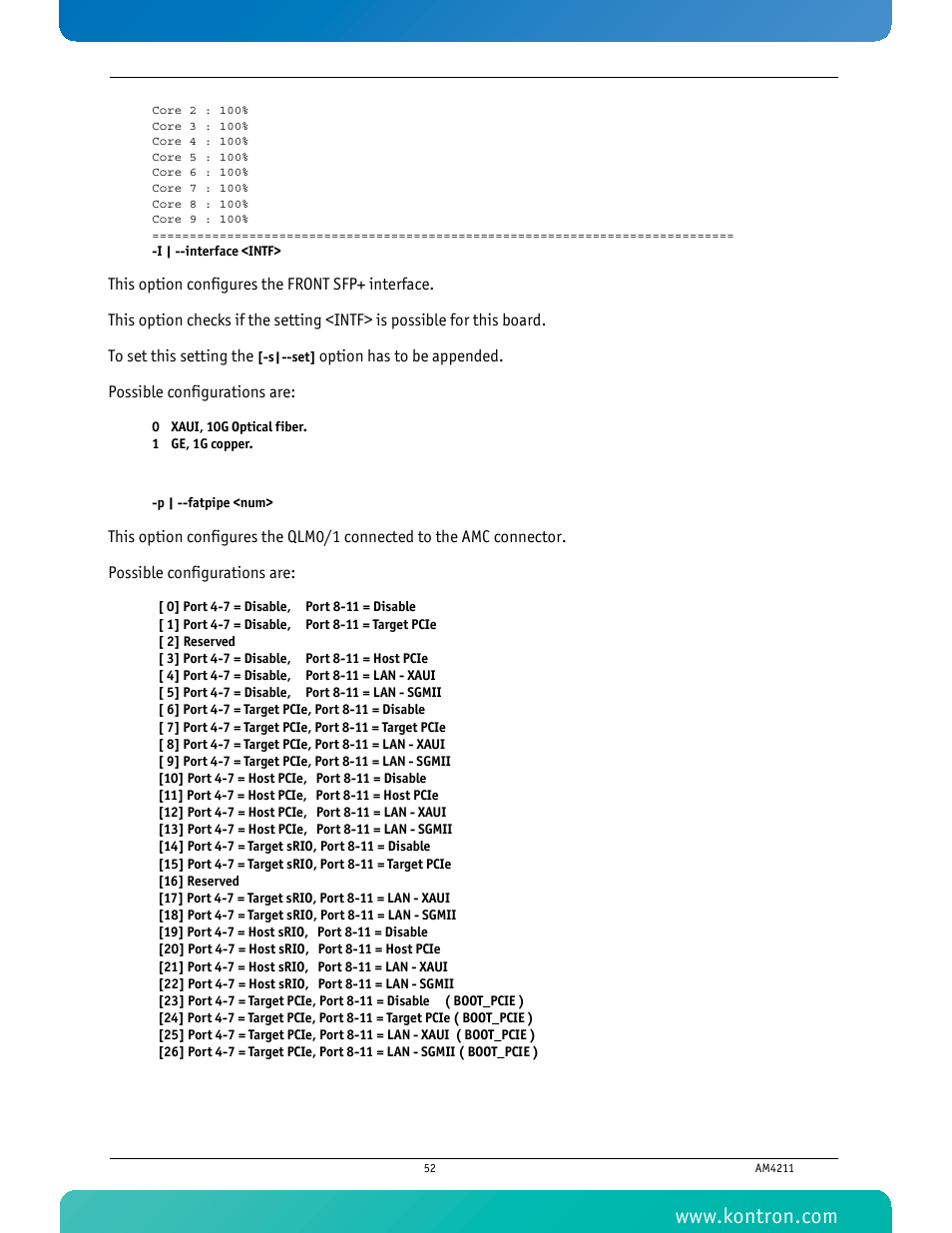 Kontron AM4211 User Manual | Page 67 / 82