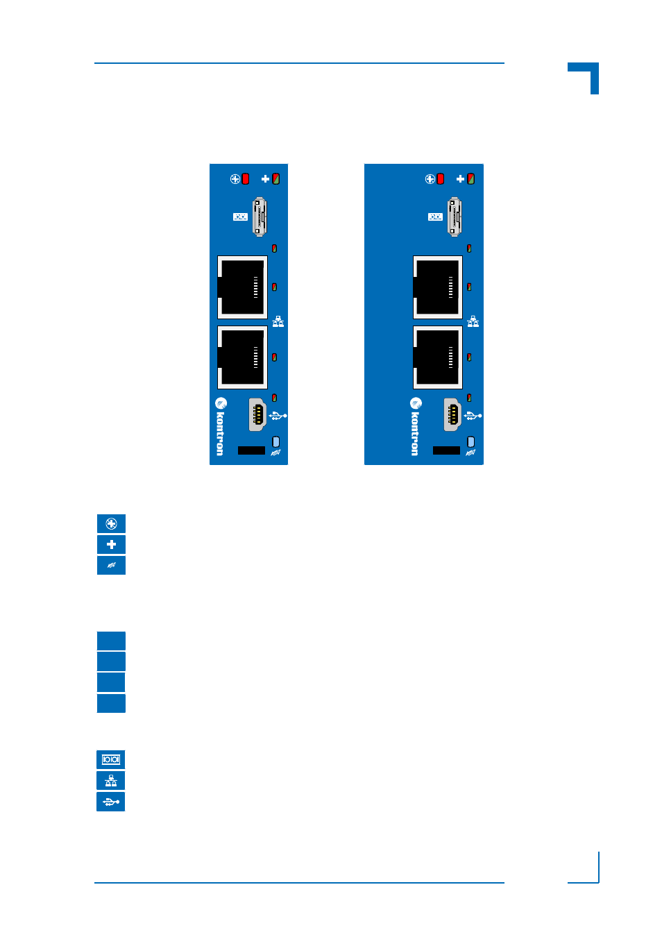 2 front panel, Front panel - 7, Am4011 introduction | Kontron AM4011 User Manual | Page 23 / 30
