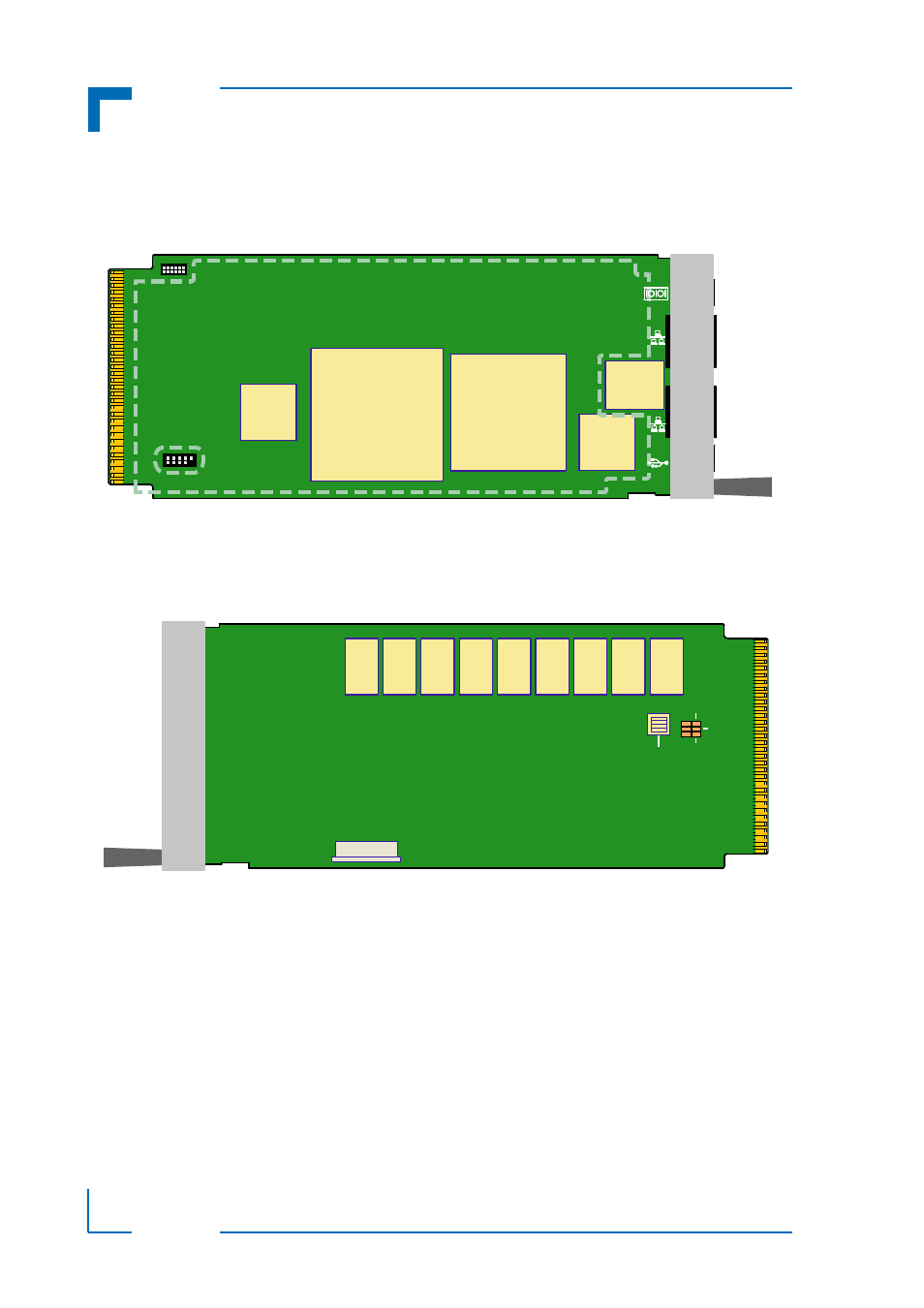 3 board layouts, Board layouts - 8, Introduction am4011 | Kontron AM4011 User Manual | Page 24 / 30