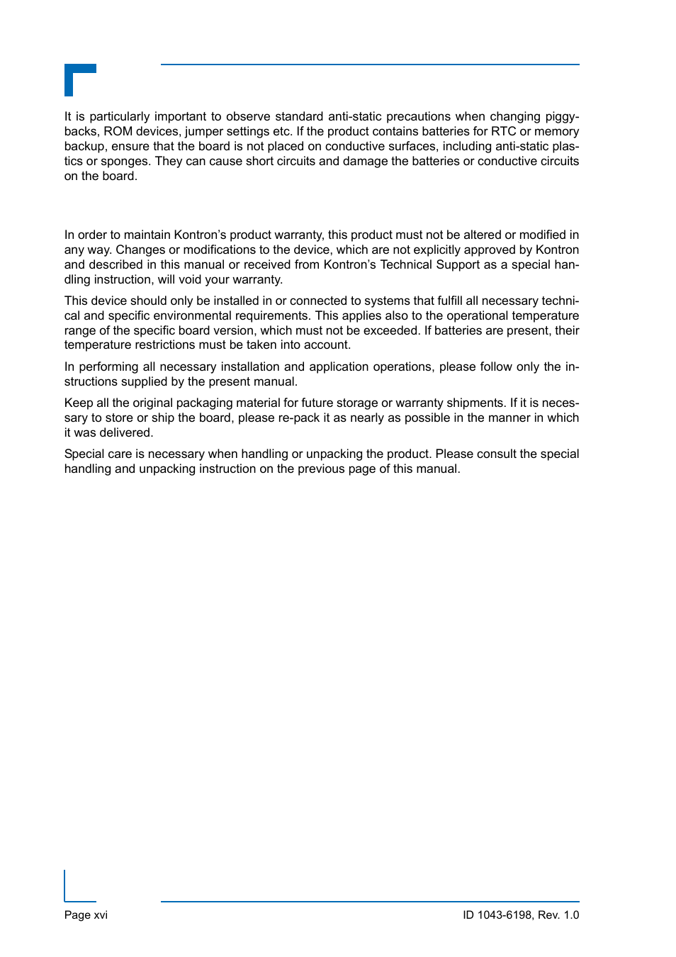 General instructions on usage, Preface am5020 | Kontron AM5020 User Manual | Page 16 / 34