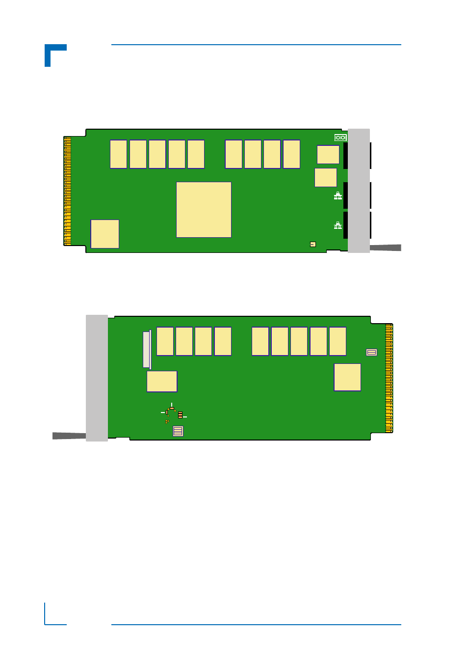 3 board layouts, Board layouts - 8, Introduction am4100 | Kontron AM4100 User Manual | Page 26 / 32