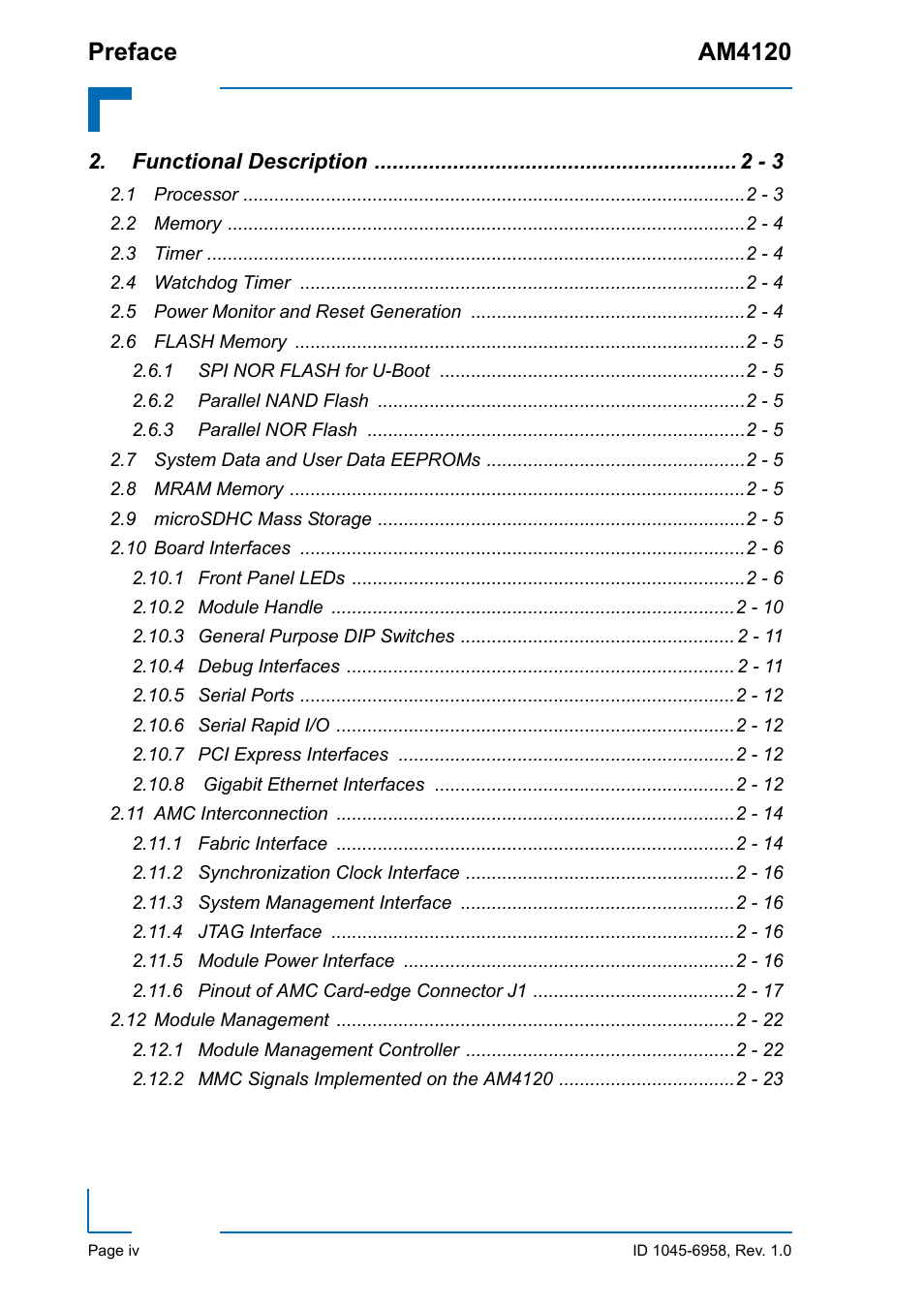 Preface am4120 | Kontron AM4120 User Manual | Page 4 / 30