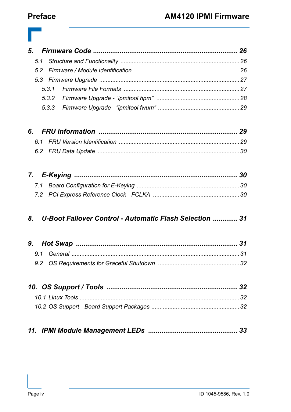 Preface am4120 ipmi firmware | Kontron AM4120 IPMI Firmware User Manual | Page 4 / 40