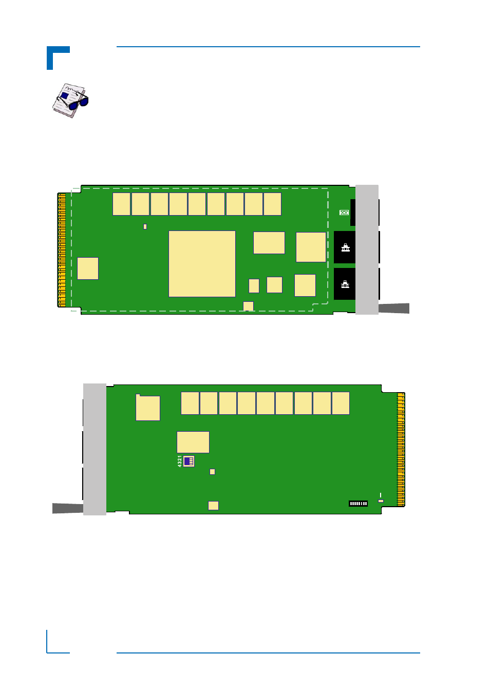 3 board layouts, Board layouts - 8, Introduction am4140 | Kontron AM4140 User Manual | Page 24 / 30