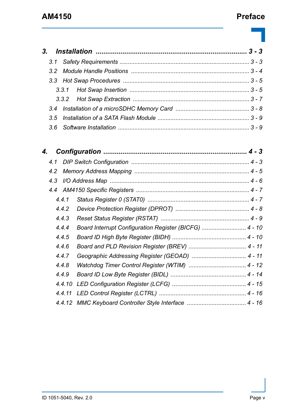 Am4150 preface | Kontron AM4150 User Manual | Page 5 / 30