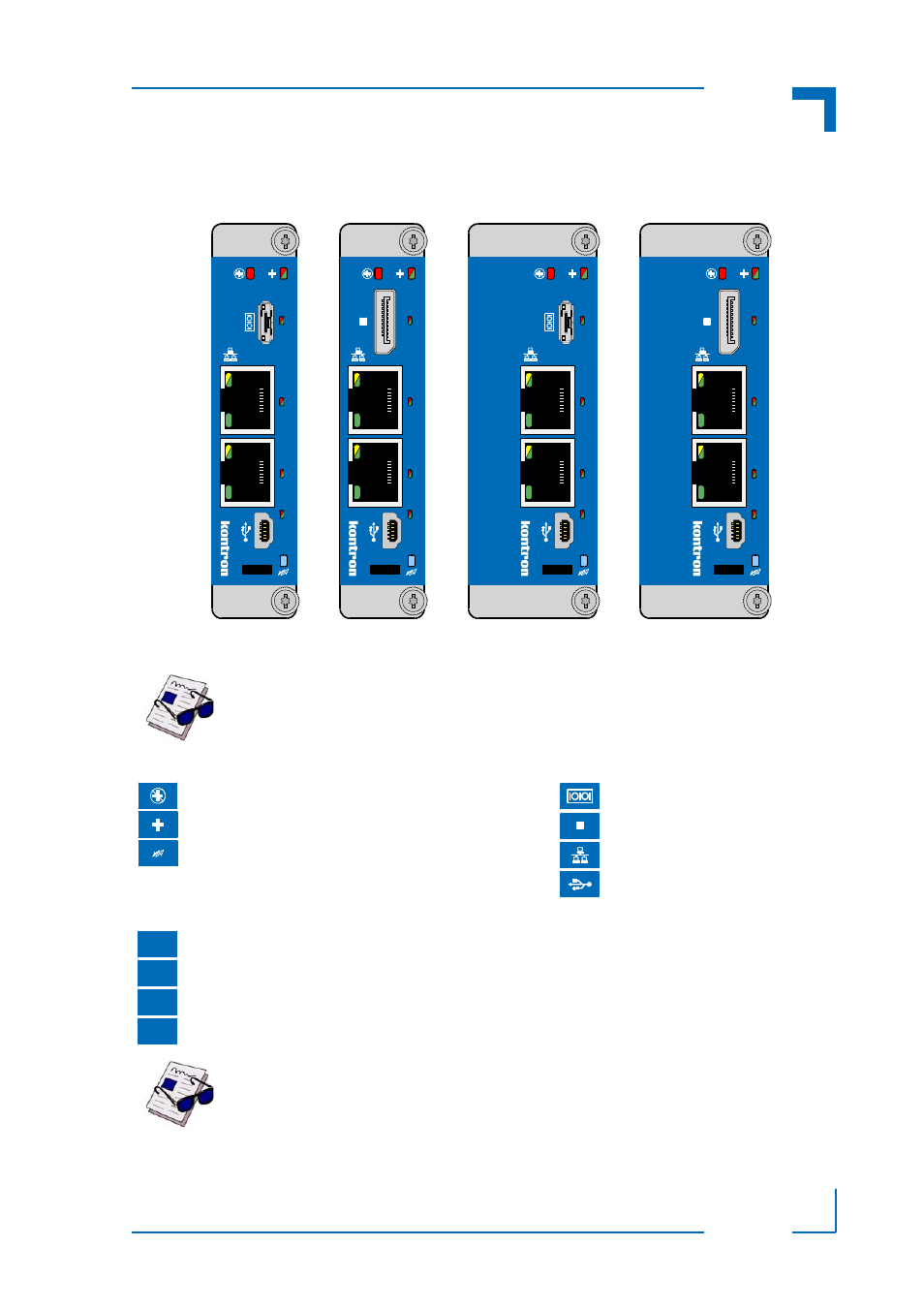 2 front panel, Front panel - 7, Am4020 introduction | Kontron AM4020 User Manual | Page 25 / 32