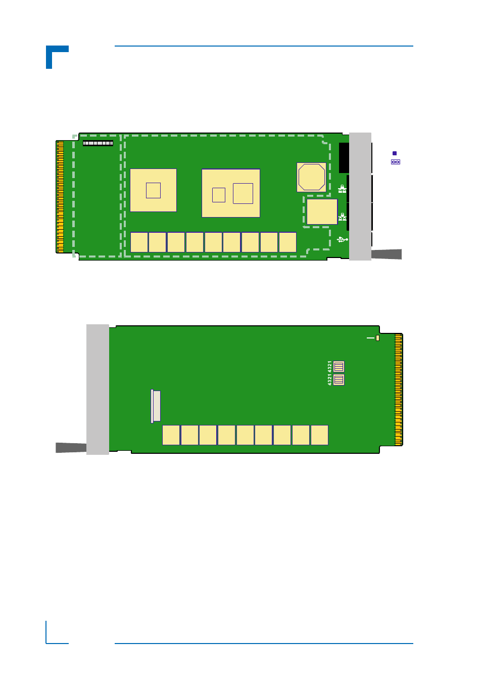 3 board layouts, Board layouts - 8, Introduction am4020 | Kontron AM4020 User Manual | Page 26 / 32