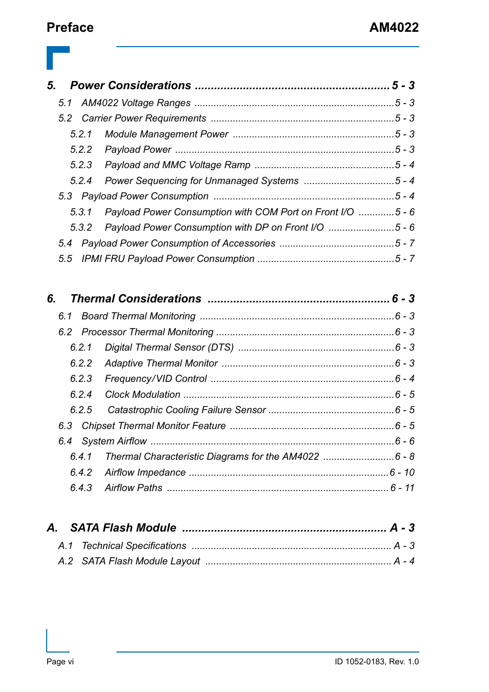 Preface am4022 | Kontron AM4022 User Manual | Page 6 / 34